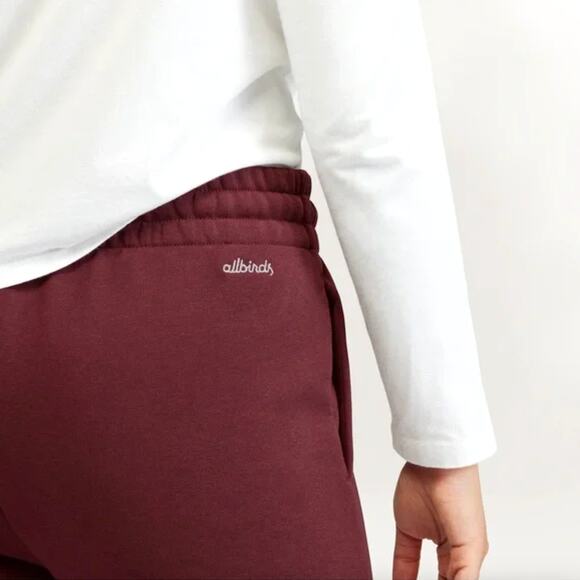 Allbirds Anytime Sweatpants Botanic Red Women Large Athletic Joggers Athleisure - Picture 2 of 8